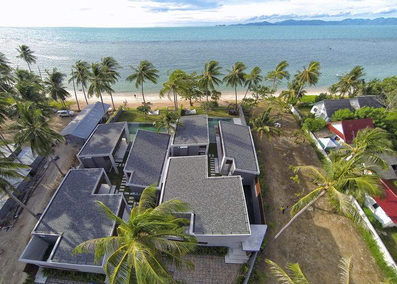 Mandalay Beach Villa aerial view